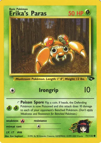 Erika's Paras, Gym Challenge #71