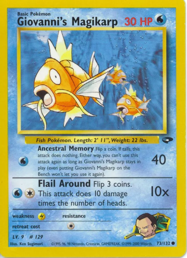 Giovanni's Magikarp, Gym Challenge #73