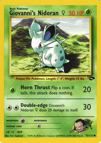 Giovanni's Nidoran, Gym Challenge #75