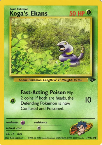 Koga's Ekans, Gym Challenge #77