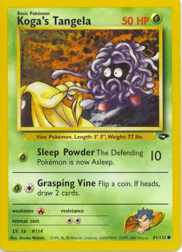 Koga's Tangela, Gym Challenge #81