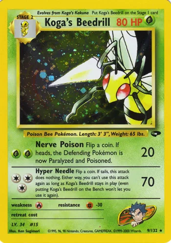 Koga's Beedrill, Gym Challenge #9