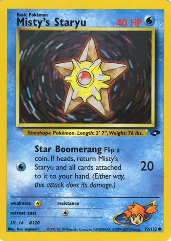 Misty's Staryu, Gym Challenge #92
