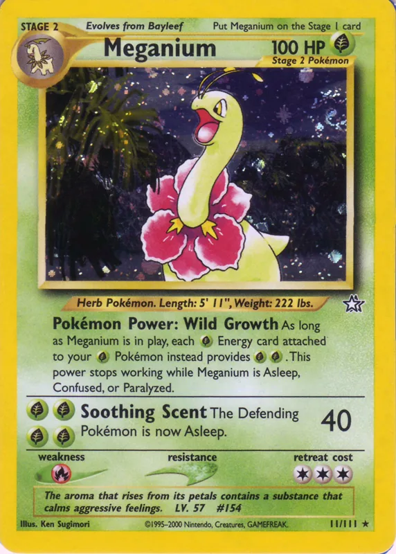 Meganium Holo, Neo Genesis #11