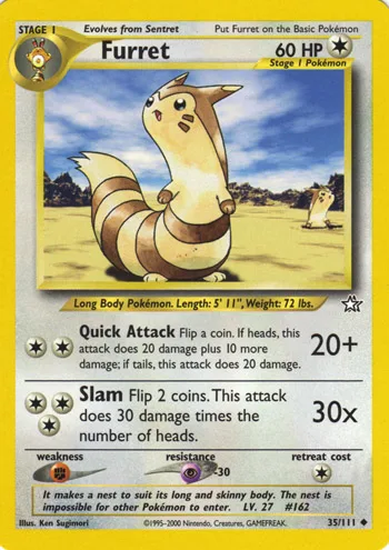 Furret, Neo Genesis #35