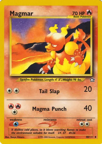 Magmar, Neo Genesis #40