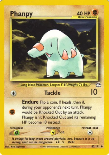 Phanpy, Neo Genesis #43