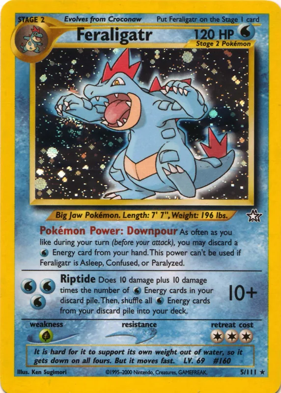 Feraligatr Holo, Neo Genesis #5