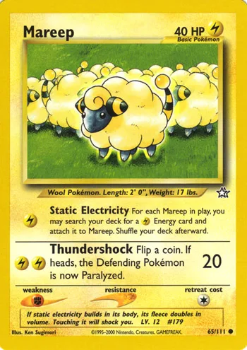 Mareep, Neo Genesis #65