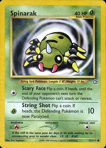 Spinarak, Neo Genesis #75