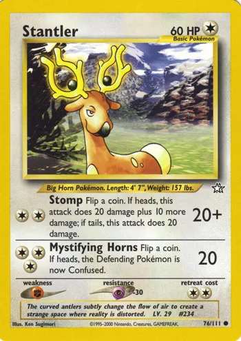 Stantler, Neo Genesis #76