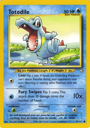 Totodile, Neo Genesis #81