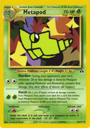 Metapod, Neo Discovery #42