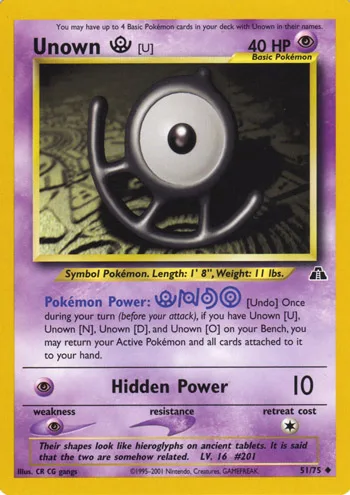 Unown U, Neo Discovery #51