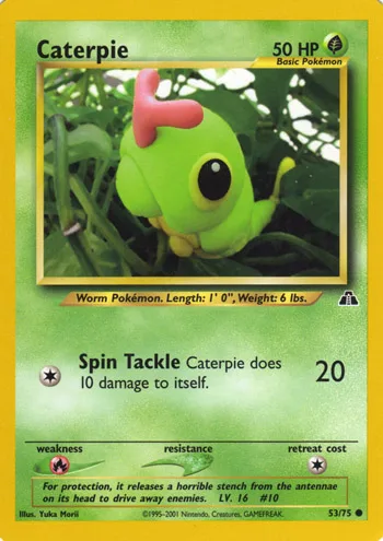 Caterpie, Neo Discovery #53