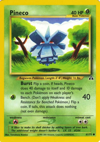 Pineco, Neo Discovery #61