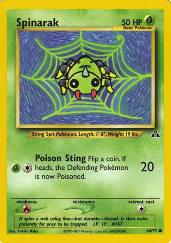 Spinarak, Neo Discovery #64