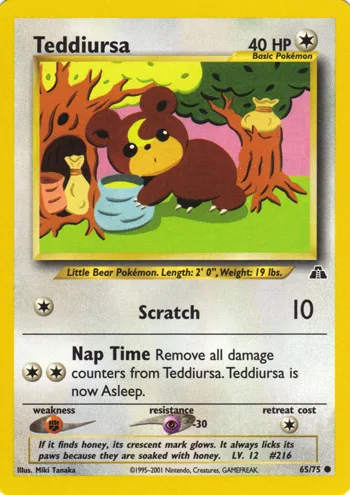 Teddiursa, Neo Discovery #65