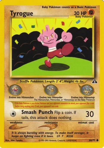 Tyrogue, Neo Discovery #66