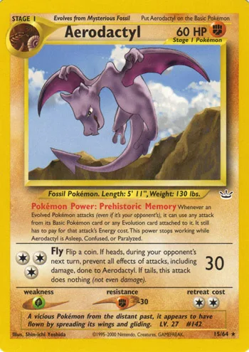 Aerodactyl, Neo Revelation #15