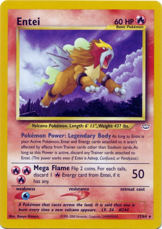 Entei, Neo Revelation #17