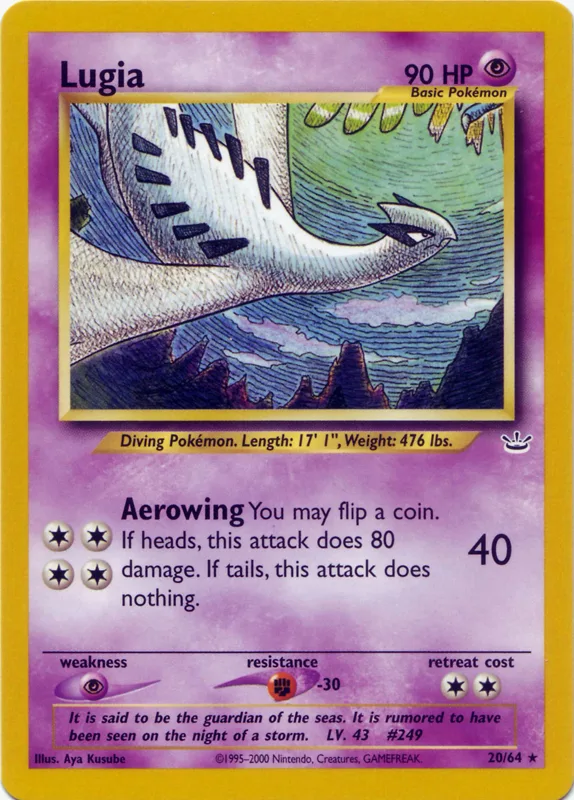 Lugia, Neo Revelation #20