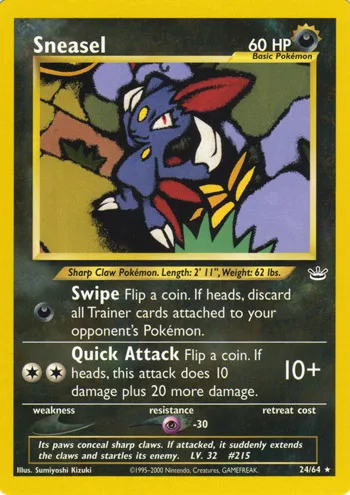 Sneasel, Neo Revelation #24