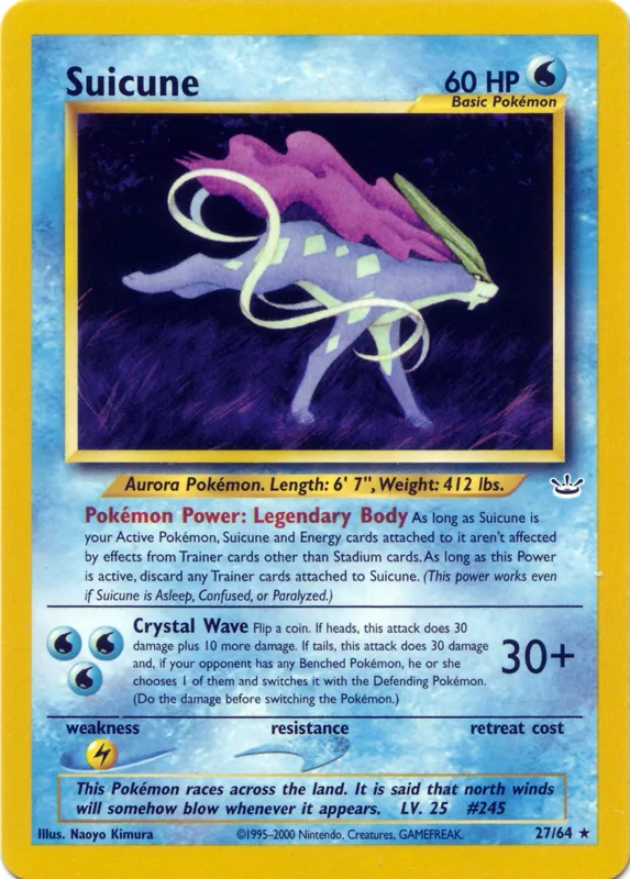 Suicune, Neo Revelation #27