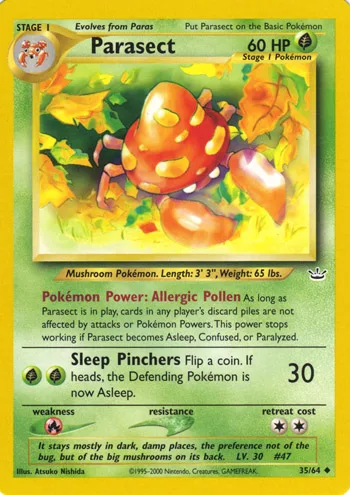 Parasect, Neo Revelation #35