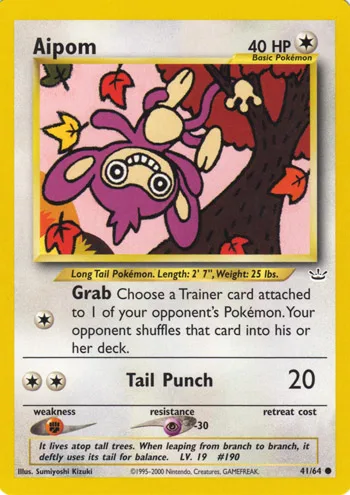 Aipom, Neo Revelation #41