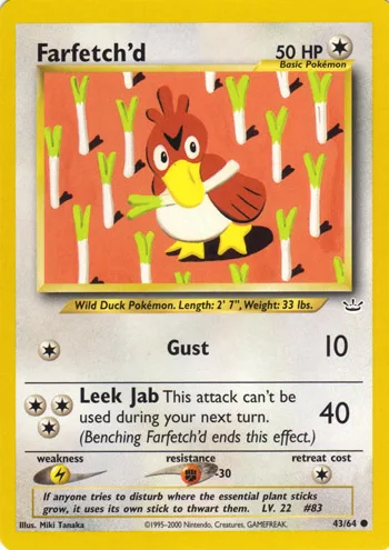 Farfetch'd, Neo Revelation #43