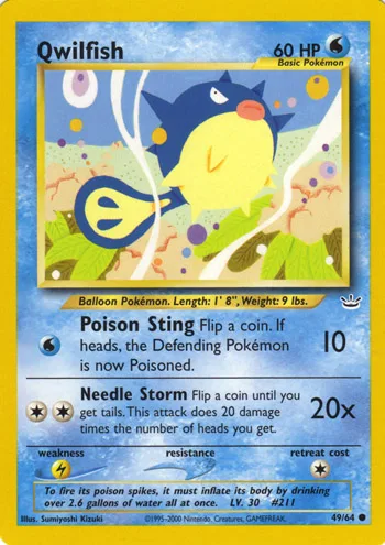 Qwilfish, Neo Revelation #49