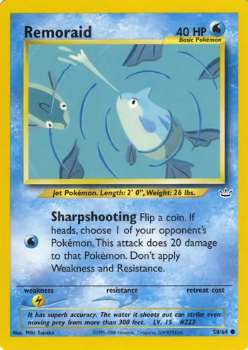 Remoraid, Neo Revelation #50