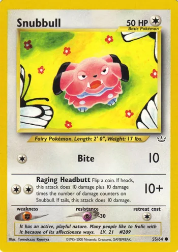 Snubbull, Neo Revelation #55
