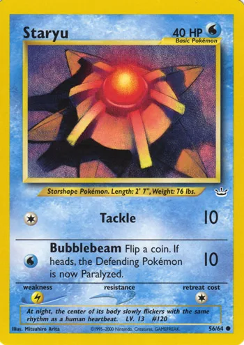 Staryu, Neo Revelation #56