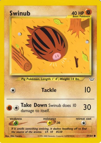 Swinub, Neo Revelation #57