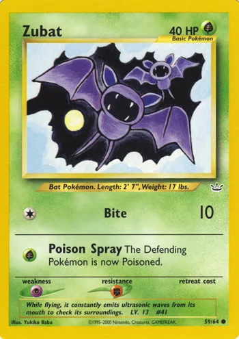 Zubat, Neo Revelation #59