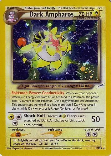 Dark Ampharos, Neo Destiny #1