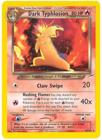 Dark Typhlosion Holo