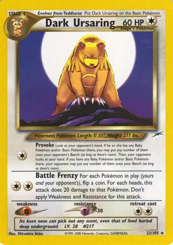 Dark Ursaring, Neo Destiny #21