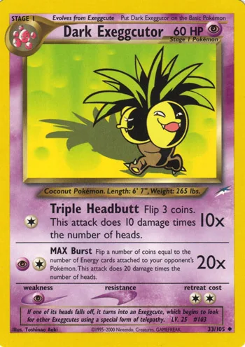 Dark Exeggutor, Neo Destiny #33