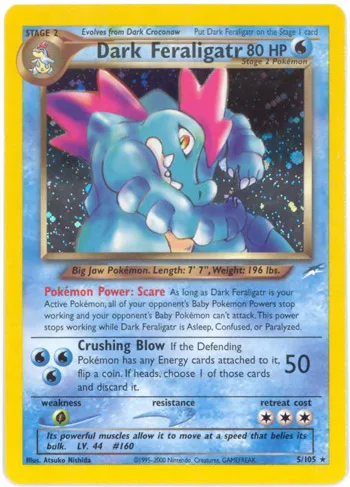 Dark Feraligatr, Neo Destiny #5
