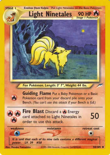 Light Ninetales, Neo Destiny #50
