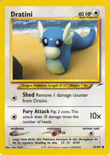 Dratini, Neo Destiny #63