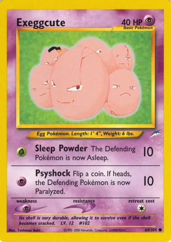 Exeggcute, Neo Destiny #64