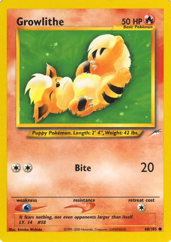 Growlithe, Neo Destiny #68