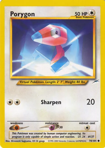 Porygon, Neo Destiny #78