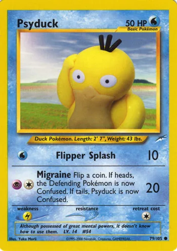 Psyduck, Neo Destiny #79
