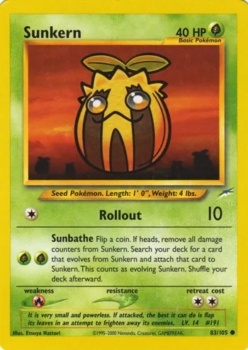 Sunkern, Neo Destiny #83