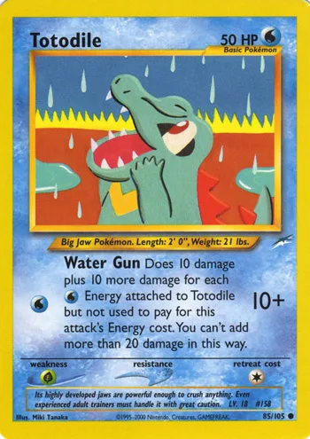 Totodile, Neo Destiny #85